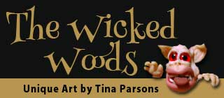 The wicked woods logo
