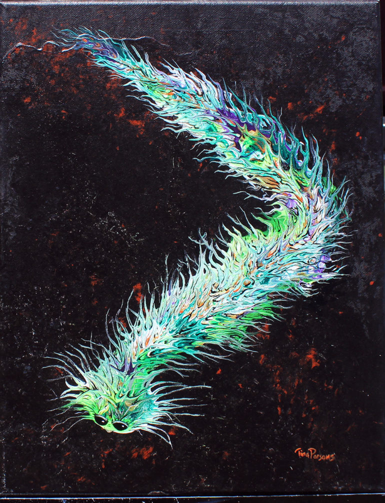 Glow Worm Painting